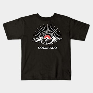 Colorado Mountains Kids T-Shirt